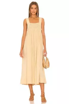 Платье миди Free People Delphine, цвет Pampas