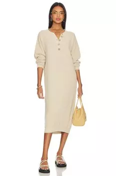 Платье миди Free People Hailee Sweater, цвет Au Lait