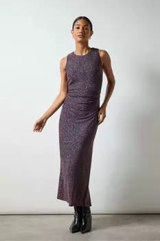 Платье миди Gabriela с суперблестками Ro&Zo, розовый