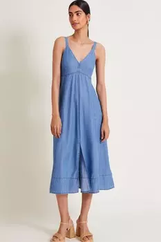 Платье миди гаиа Monsoon, синий