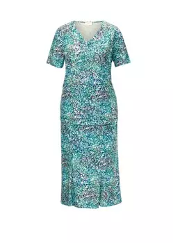 Платье миди Goldner Dress, разноцветный