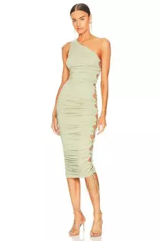Платье миди h:ours Quinn, цвет Sage Green
