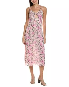Платье миди Harper, розовый