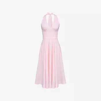 Платье миди House Of Cb с Аллена корсетным лифом из стрейч-хлопка, розовый