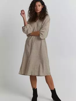 Платье миди ihjunca Ichi, бежевый