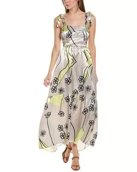 Платье миди IPPONELLI, цвет multi