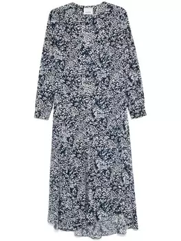 Платье миди ISABEL MARANT Hanane, синий