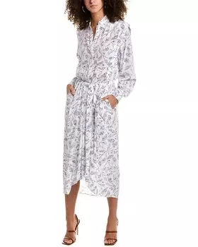 Платье миди Isabel Marant toile Okley, белый