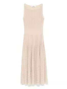 Платье миди Isabela Antonino Valenti, нейтральный