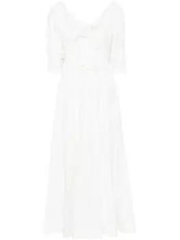 Платье миди Ischia DEN, белый