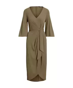 Платье миди It с поясом Ralph Lauren, зеленый