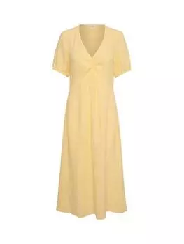 Платье миди из чистого льна althea Part Two, цвет Mellow Yellow