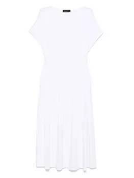 Платье миди из джерси Fabiana Filippi, белый