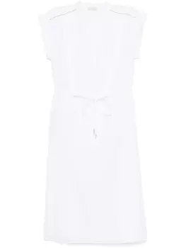 Платье миди из хлопка Peserico, белый