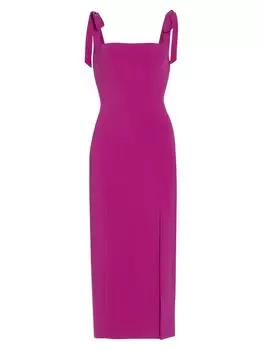 Платье миди из крепа Fynn с завязками на бретелях Cinq Sept