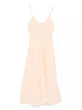 Платье-миди из крепа Patrizia Pepe, оранжевый