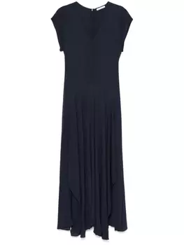 Платье миди из крепа Patrizia Pepe, синий