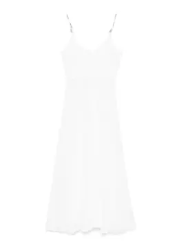Платье-миди из крепа Patrizia Pepe, белый