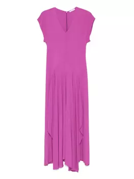 Платье-миди из крепа Patrizia Pepe, фиолетовый