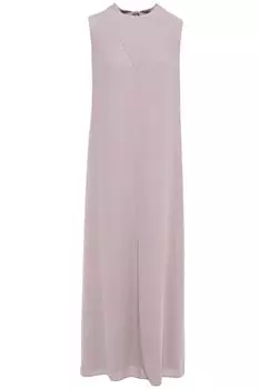 Платье миди из шелкового жоржета VALENTINO GARAVANI, сиреневый