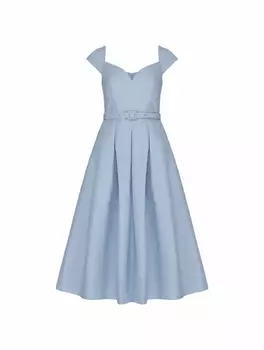 Платье миди из тафты Self-Portrait