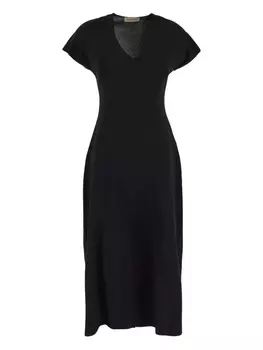 Платье миди из тонкого трикотажа Gentry Portofino, черный