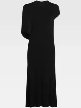 Платье миди Jacquemus La Salerno, черный