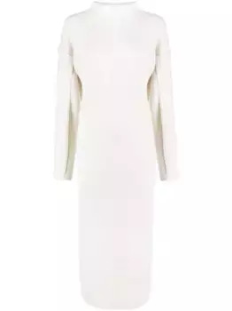 Платье миди Jad с наружным швом DESTREE, белый