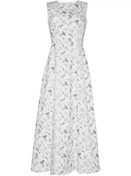 Платье миди Элоизы Adam Lippes, белый