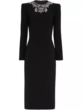 Платье миди Jenny Packham Noa, черный