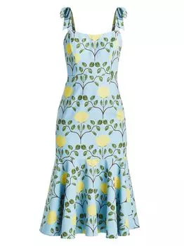 Платье миди Jody с завязками на бретелях Mestiza New York, синий