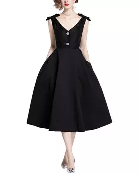 Платье миди KAIMILAN, черный