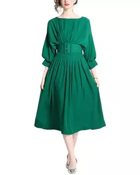 Платье миди Kaimilan, зеленый