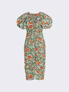 Платье-миди «Камелия» Agua by Agua Bendita, синий