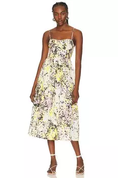 Платье миди Karina Grimaldi Allegra Print, цвет Multy