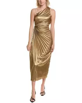 Платье миди Карла Руис Carla Ruiz, золотой