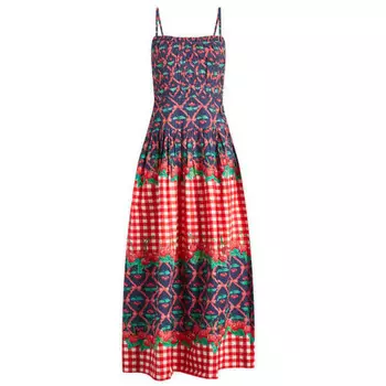 Платье миди Kelia Damson Madder, мультиколор