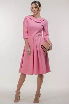 Платье миди Kyndall с рукавами 3/4 Jolie Moi, розовый