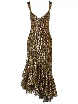 Платье миди Kyra Temperley London, черный