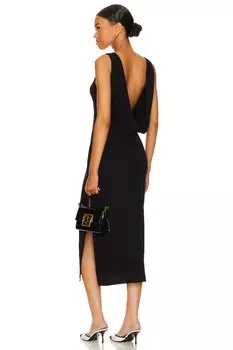 Платье миди L'Academie Albita, черный