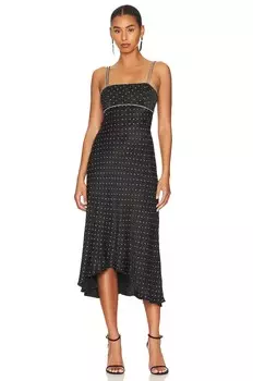 Платье миди L'Academie Emme, черный