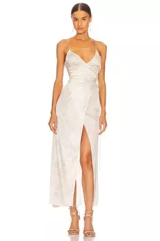 Платье миди L'Academie Loulou, цвет Ivory Multi