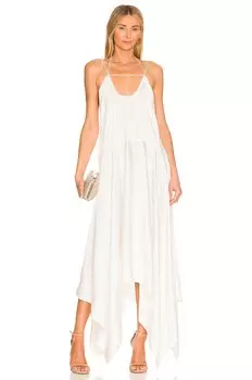 Платье миди L'Academie Odessa, белый