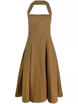 Платье миди Lalita KHAITE, коричневый