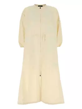 Платье миди ламинарное Herno, нейтральный