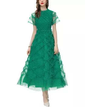 Платье миди Lanelle, зеленый