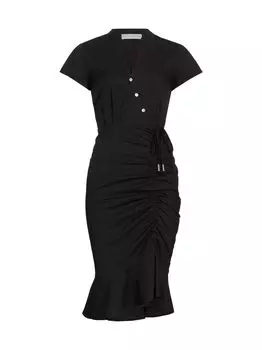 Платье миди Leah с рюшами Elie Tahari