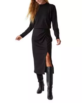 Платье-миди Lila Blouson Michael Stars, черный