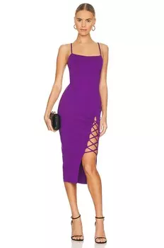 Платье миди Lovers and Friends Aaliyah, фиолетовый