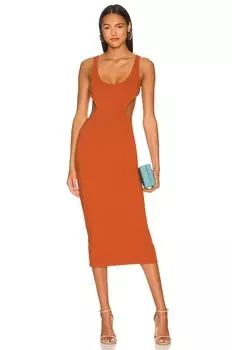 Платье миди Lovers and Friends Aydin, цвет Rust